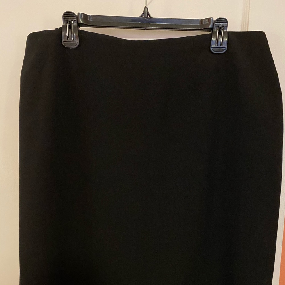 Suit separates - knee length skirt with back slit